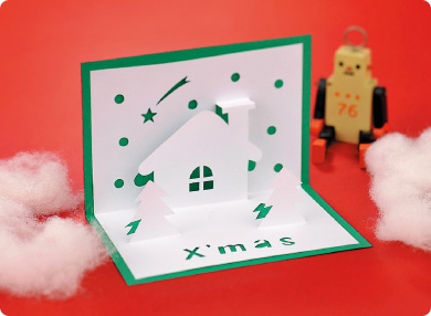 クリスマスカード3完成写真