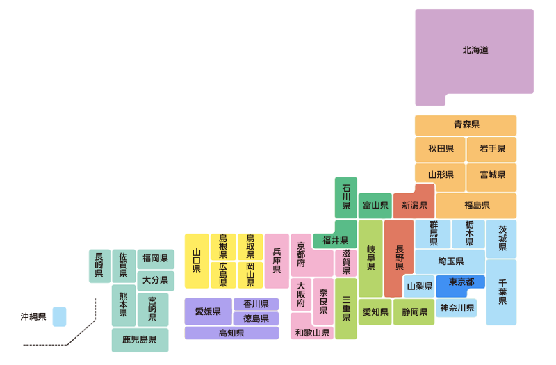 日本地図