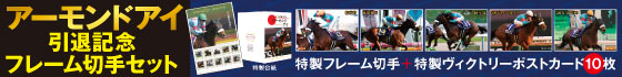 アーモンドアイ引退記念フレーム切手セット