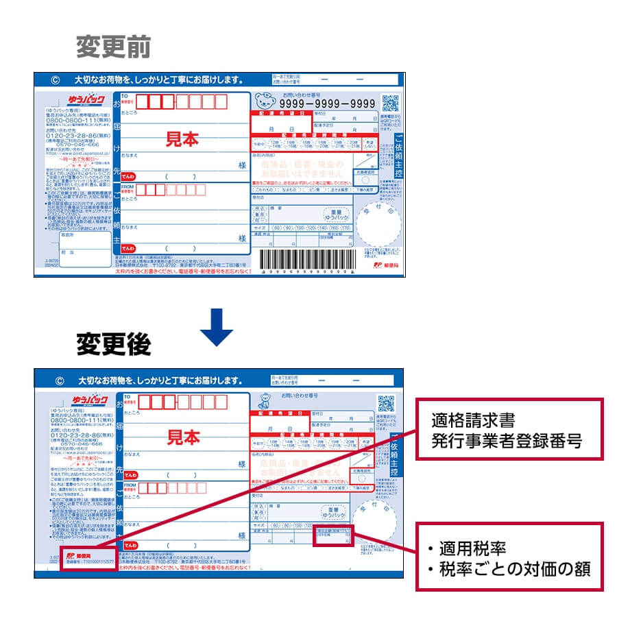 適格請求書等保存方式（インボイス制度）に関するお知らせ - 日本郵便