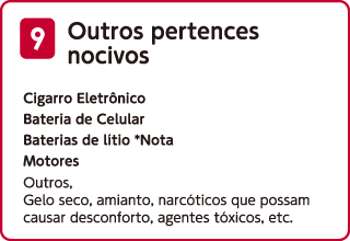 Outros pertences nocivos