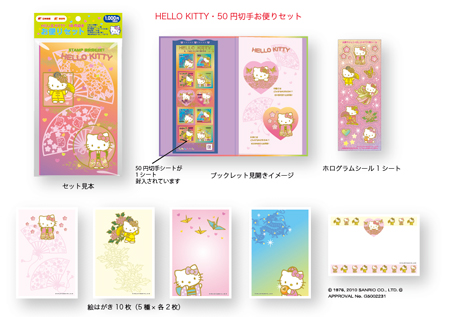 グリーティング切手「HELLO KITTY」等の発行 - 日本郵便