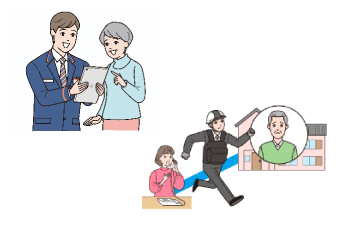 みまもり訪問+駆けつけ