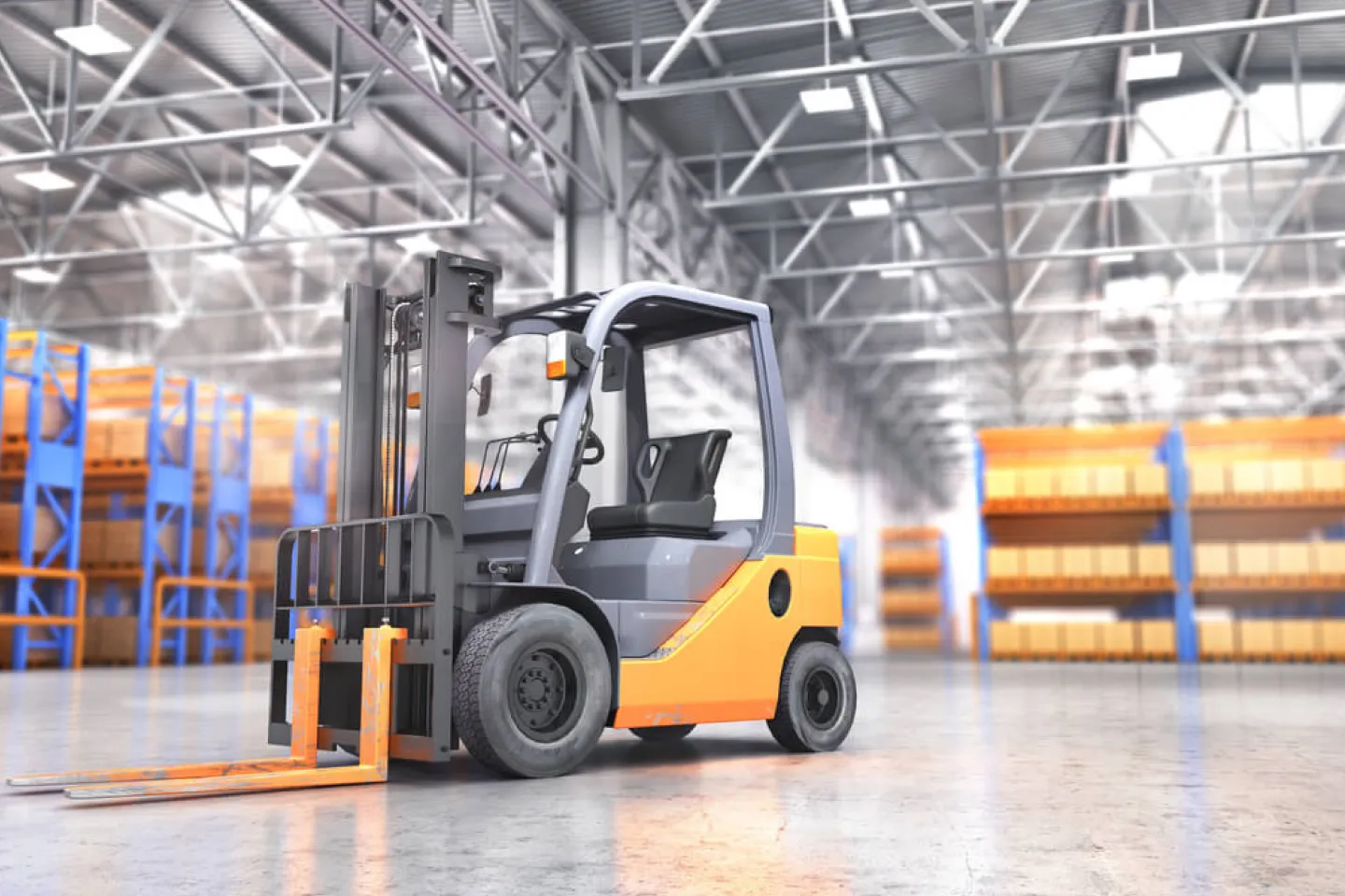 フォークリフトの写真