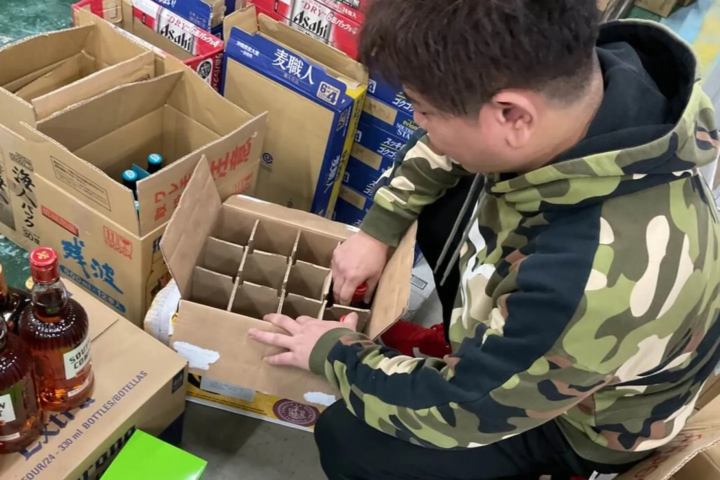 社員が作業をしている写真