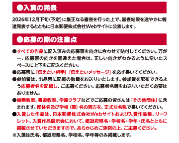 入賞の発表