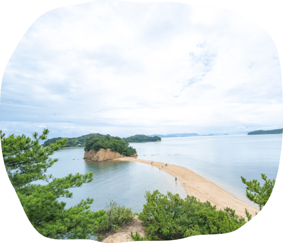 干潮の時だけに見られる奇跡の絶景！