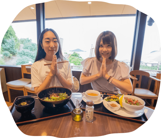 瀬戸内海を眺めながら小豆島の絶品料理を