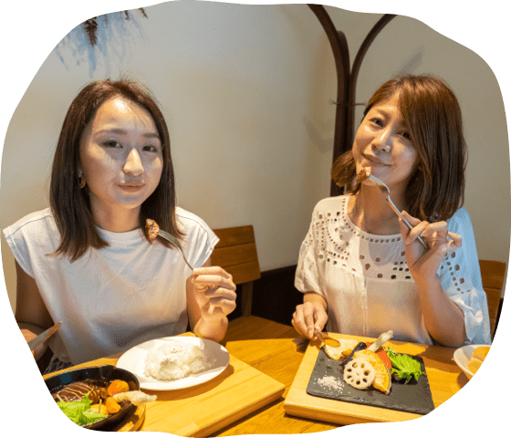 宮崎の食材を使った贅沢ランチ