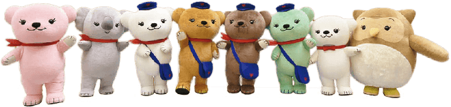 ぽすくまと仲間たち