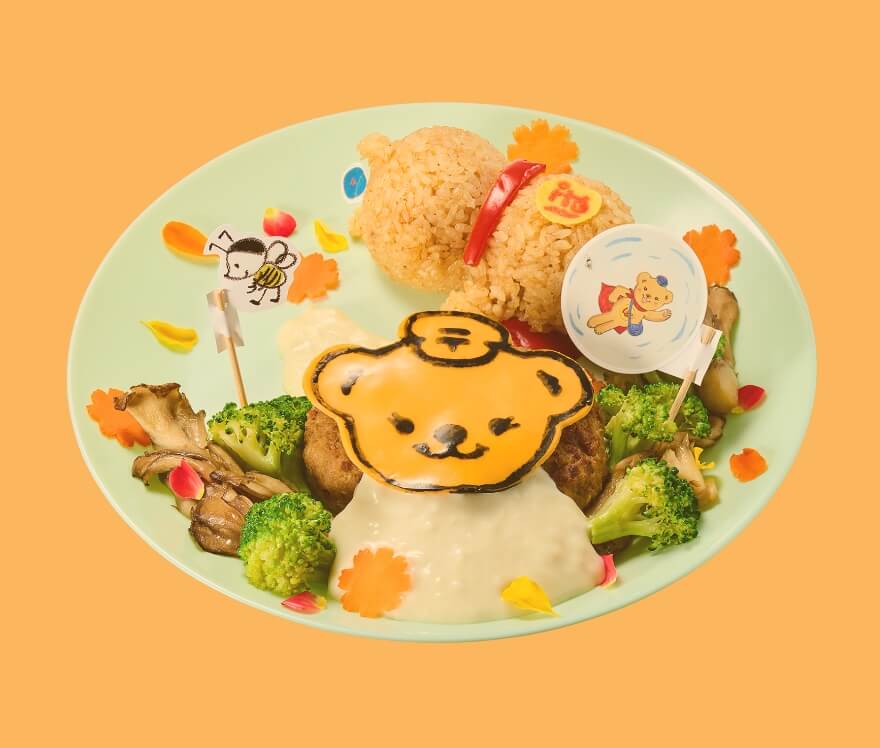 空飛ぶスーパーベア チーズハンバーグ