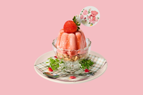 花びらイチゴムース