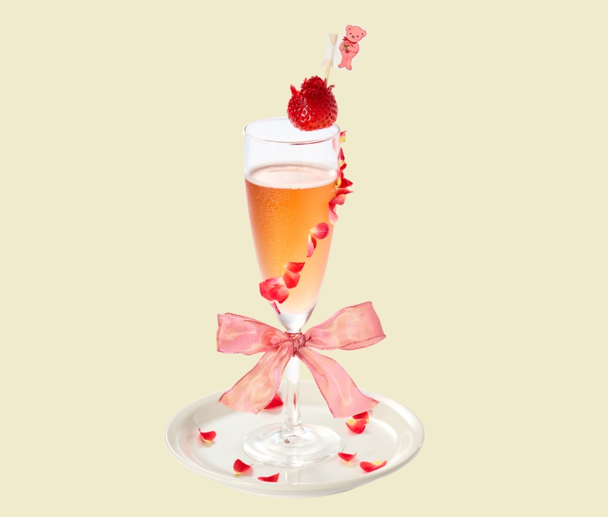 真っ赤な花束ソーダ