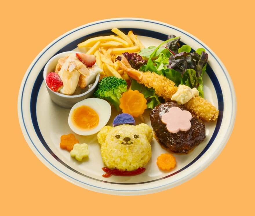 森のお花畑プレート