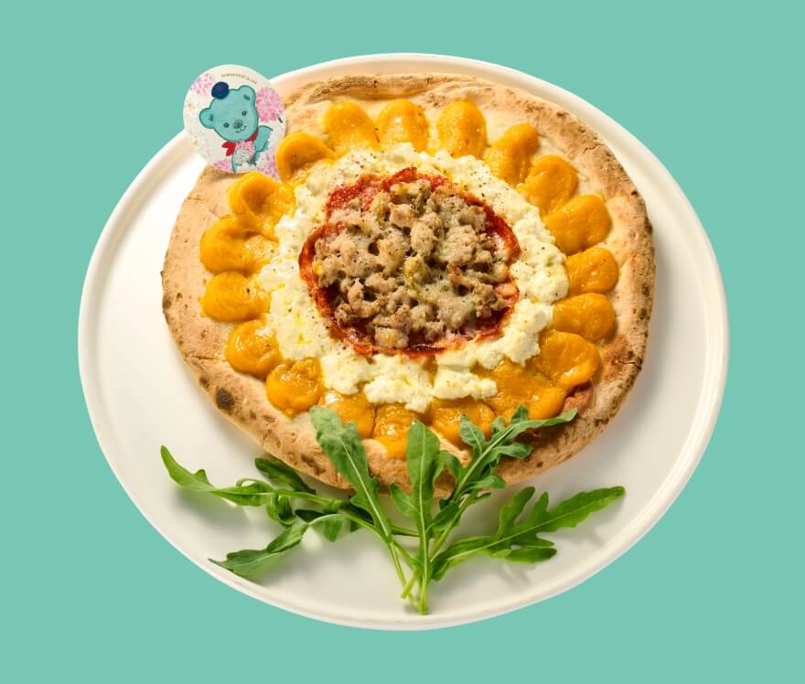 満開! ひまわりピザ