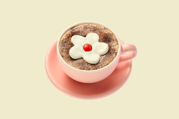 花咲くホットココア