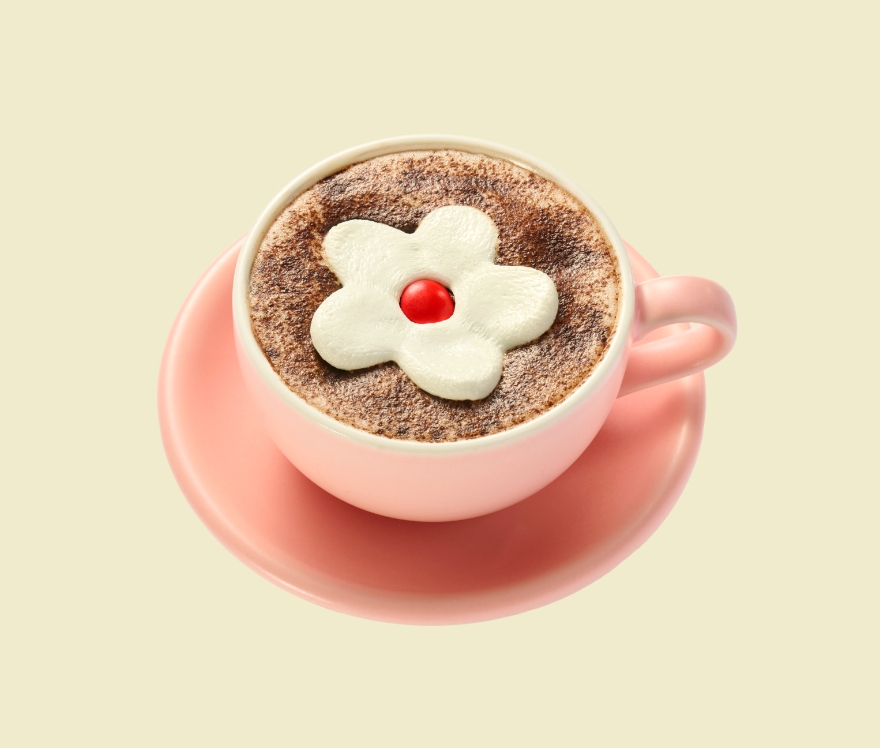 花咲くホットココア