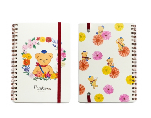 ぽすくまのB6リングノート