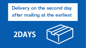 Delivery on the second day after mailing at the earliest