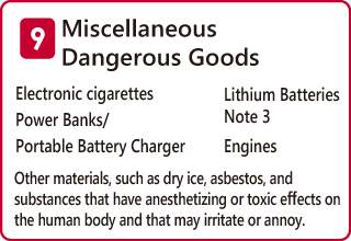 Miscellaneous Dangerous Goods
