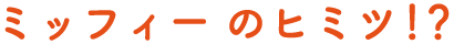 ミッフィーのヒミツ！？