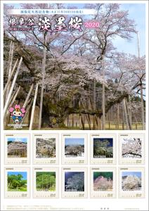 オリジナル フレーム切手「根尾谷　淡墨桜　２０２０」の販売開始