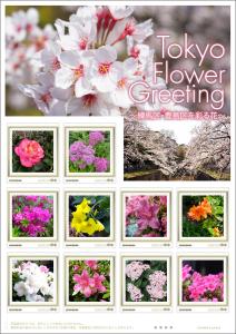 オリジナル フレーム切手「Tokyo Flower Greeting ～練馬区・豊島区を彩る花～」の販売開始