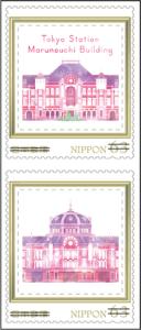 オリジナル フレーム切手セット「Tokyo Station Marunouchi Building　マスキングテープ＆ポストカードセット」の販売開始