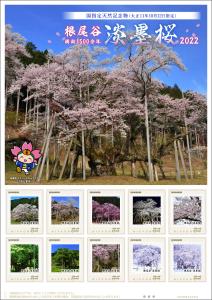 オリジナル フレーム切手「根尾谷　淡墨桜　２０２２」の販売開始