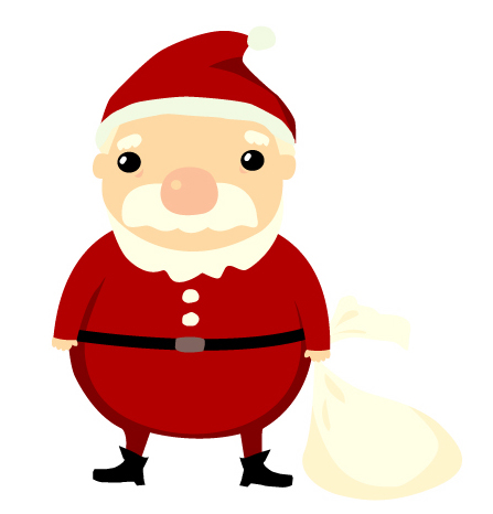 サンタクロースのイラスト画像