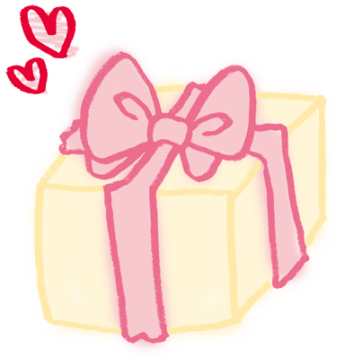 プレゼント箱のイラスト画像
