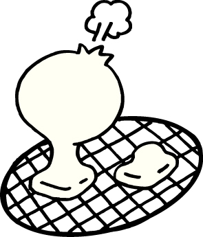 焼き餅のイラスト画像