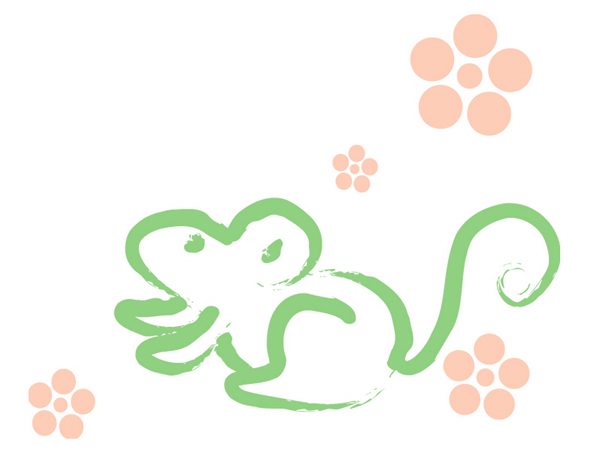 ネズミのイラスト画像