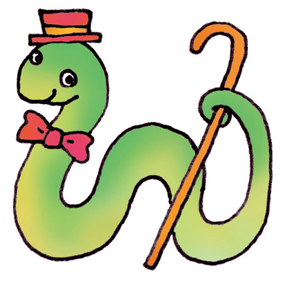 ヘビのイラスト画像