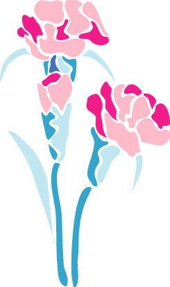 カーネーションのイラスト画像