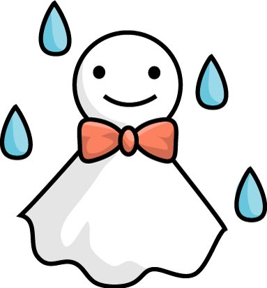 てるてる坊主のイラスト画像