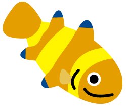 カクレクマノミのイラスト画像