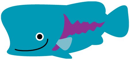 ナポレオンフィッシュのイラスト画像