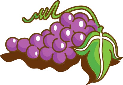 ぶどうのイラスト画像