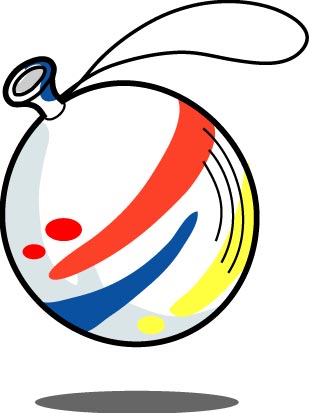 ヨーヨーのイラスト画像