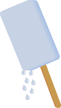 アイスキャンディーのイラスト画像