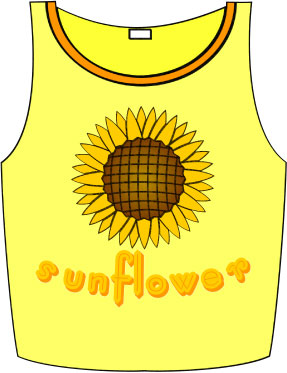 ノースリーブのイラスト画像
