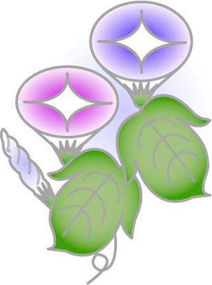 アサガオのイラスト画像