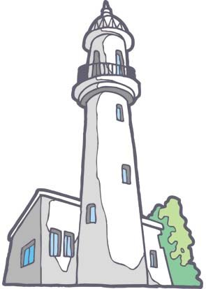 灯台のイラスト画像