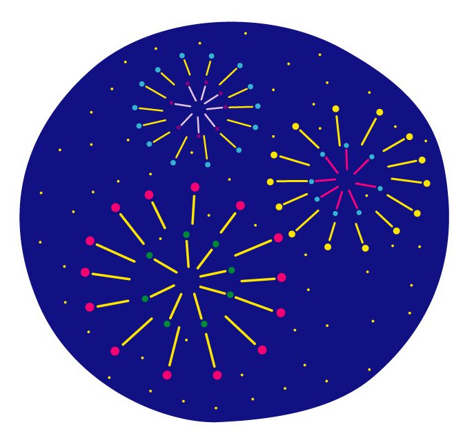 打ち上げ花火のイラスト画像
