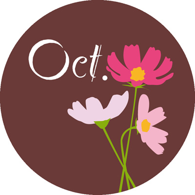 10月のイラスト画像