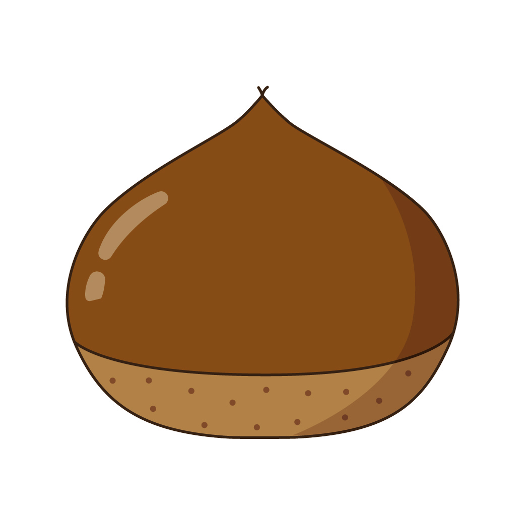 栗のイラスト画像