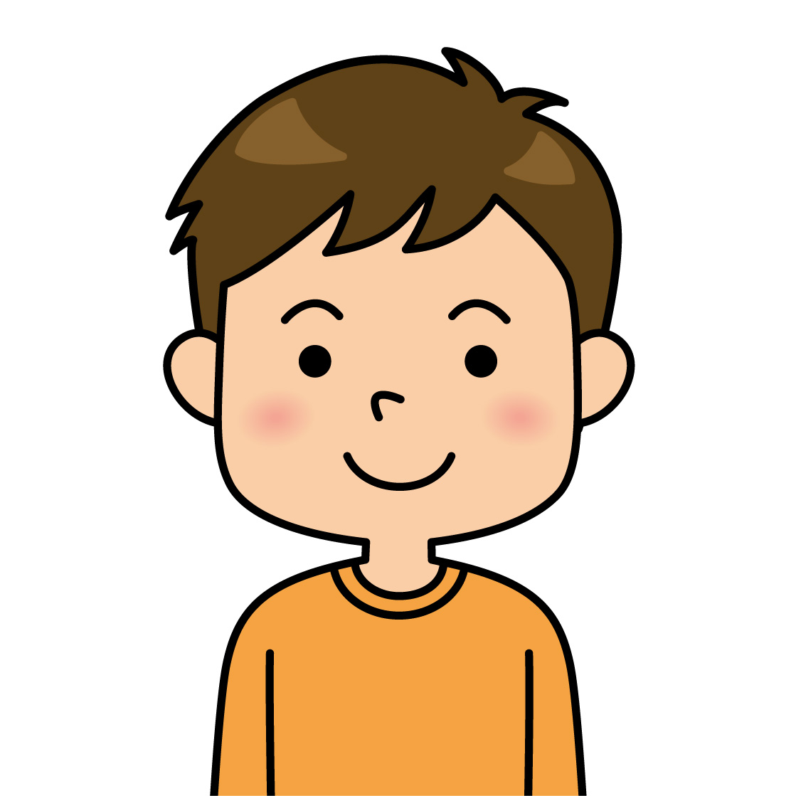 10代男性のイラスト画像