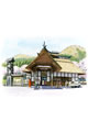 【画像】4月：福島・会津鉄道湯野上温泉駅