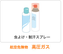 航空危険物　高圧ガス